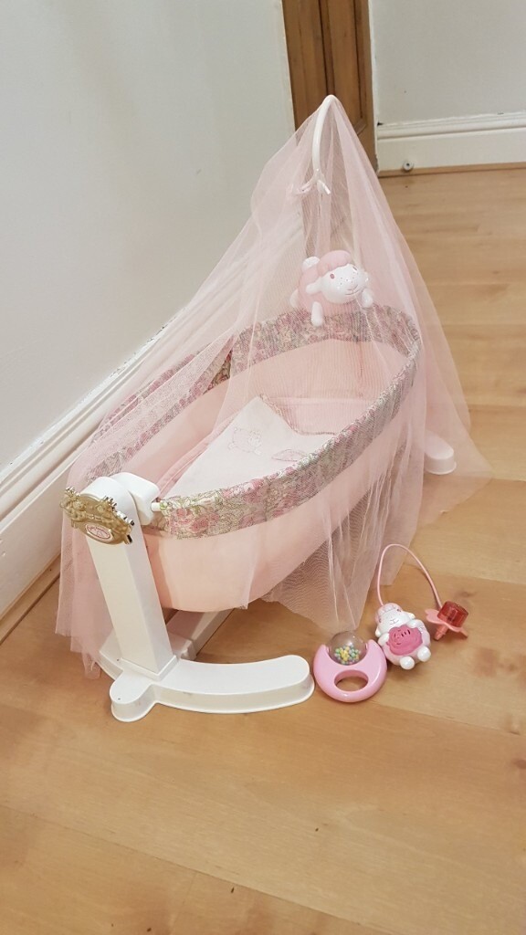 baby annabell rocking cradle